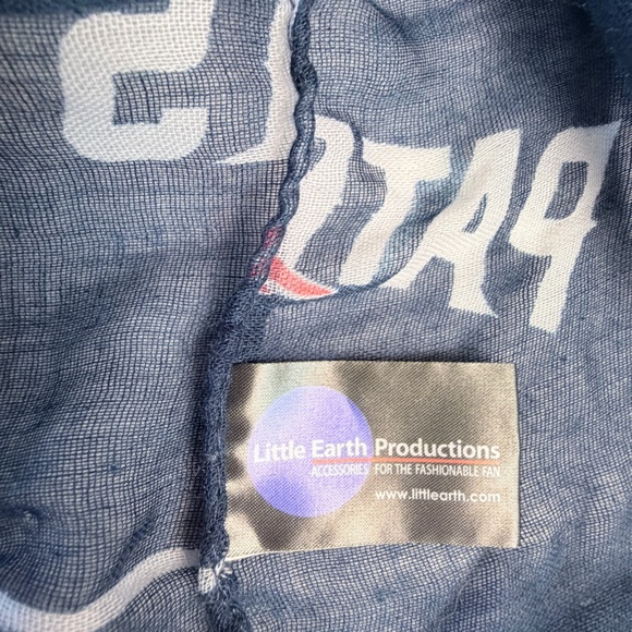 New England Patriots Sheer Logo Infinity Fan Bohemian Superbowl Football Scarf - Picture 6 of 8